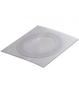 Label white paper ring 50x32.2 mm HF ICODE SLIX-S